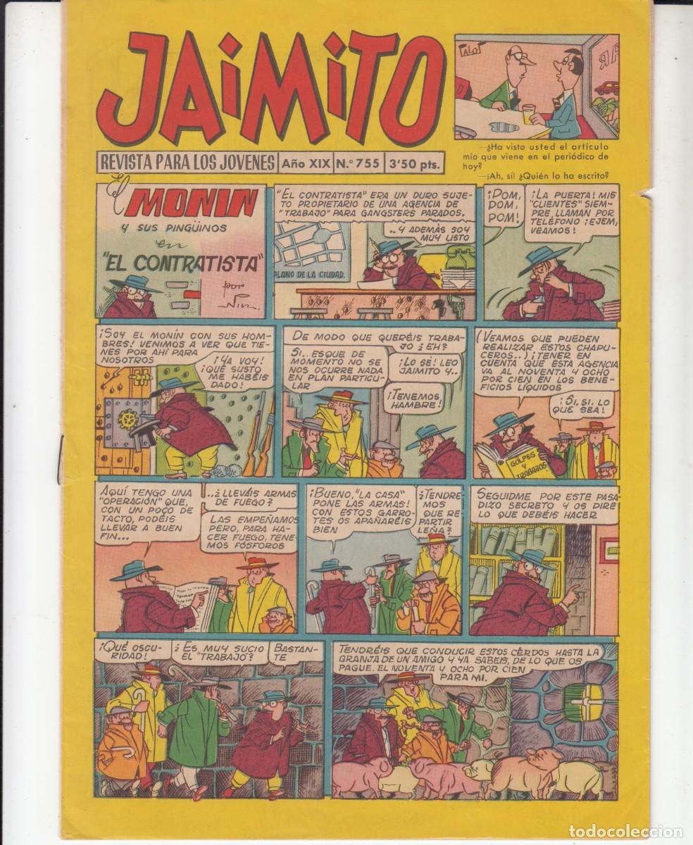 Tebeos: JAIMITO NUM. 755 3,50 PTAS --SOLICITE LOS N&Uacute;MEROS QUE LE FALTEN --