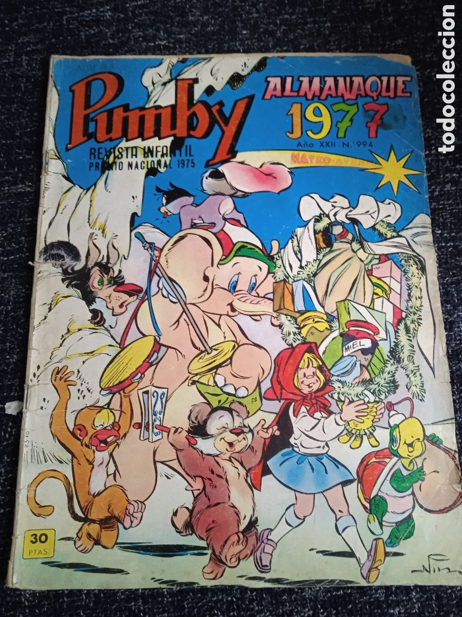 Tebeos: PUMBY ALMANAQUE PARA 1977 -ED. VALENCIANA