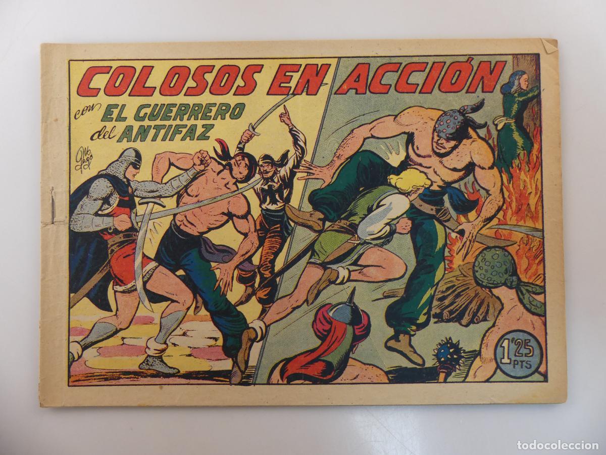 Tebeos: COLOSOS EN ACCION - CON EL GUERRERO DEL ANTIFAZ -- REF: 254