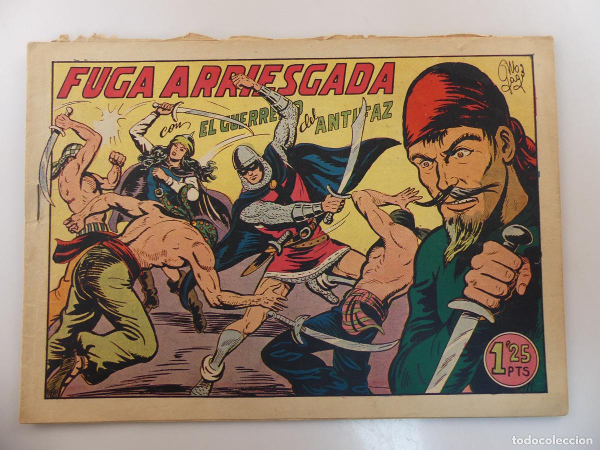 Tebeos: FUGA ARIESGADA - CON EL GUERRERO DEL ANTIFAZ -- REF: 255