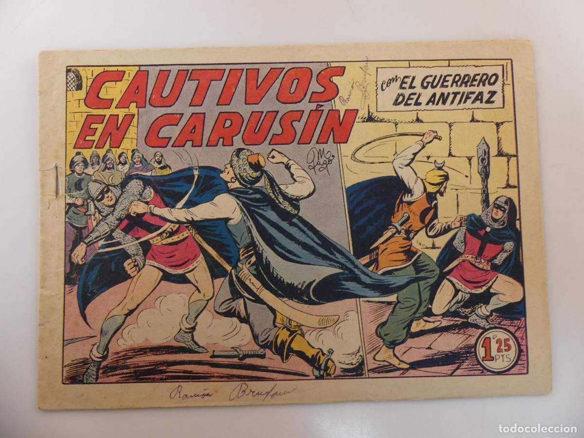 Tebeos: CAUTIVOS EN CARUSIN - CON EL GUERRERO DEL ANTIFAZ -- REF: 240