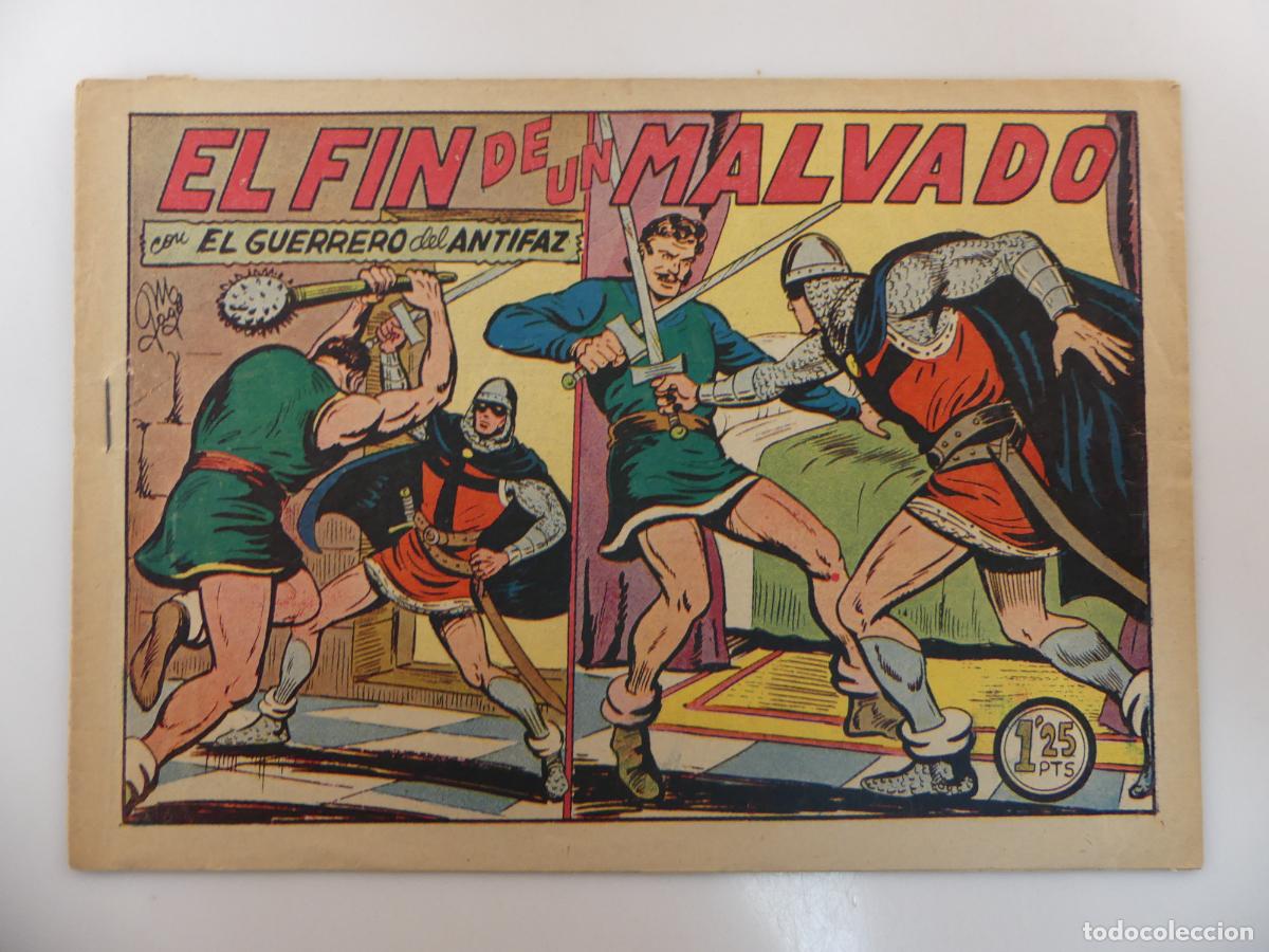 Tebeos: EL FIN DE UN MALVADO CON EL GUERRERO DEL ANTIFAZ -- REF: 236