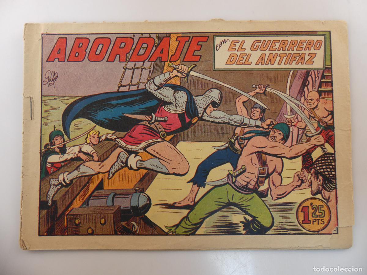 Tebeos: ABORDAJE - CON EL GUERRERO DEL ANTIFAZ -- REF: 256