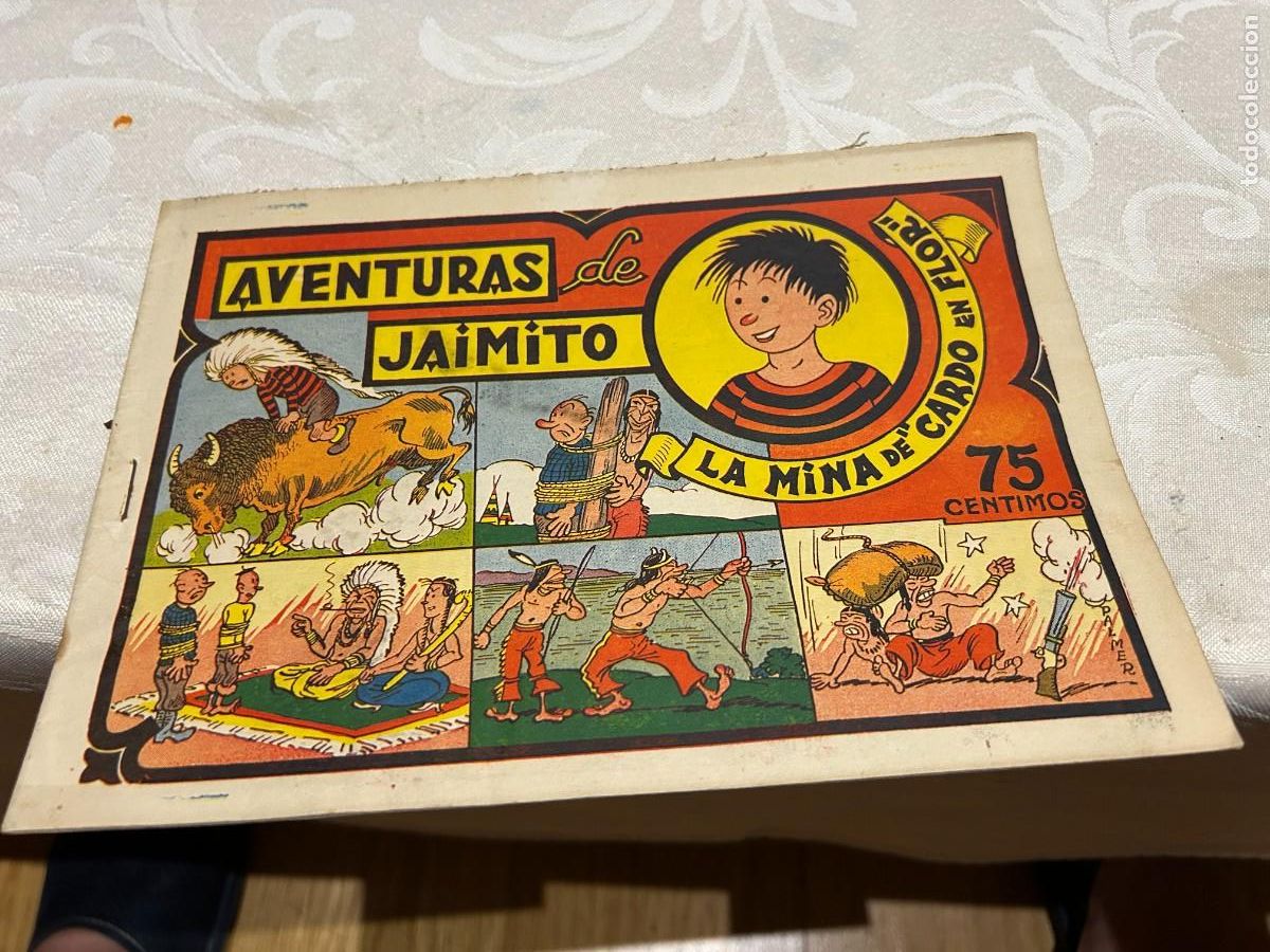 Tebeos: aventuras de jaimito la mina de cardo en flor como nuevo