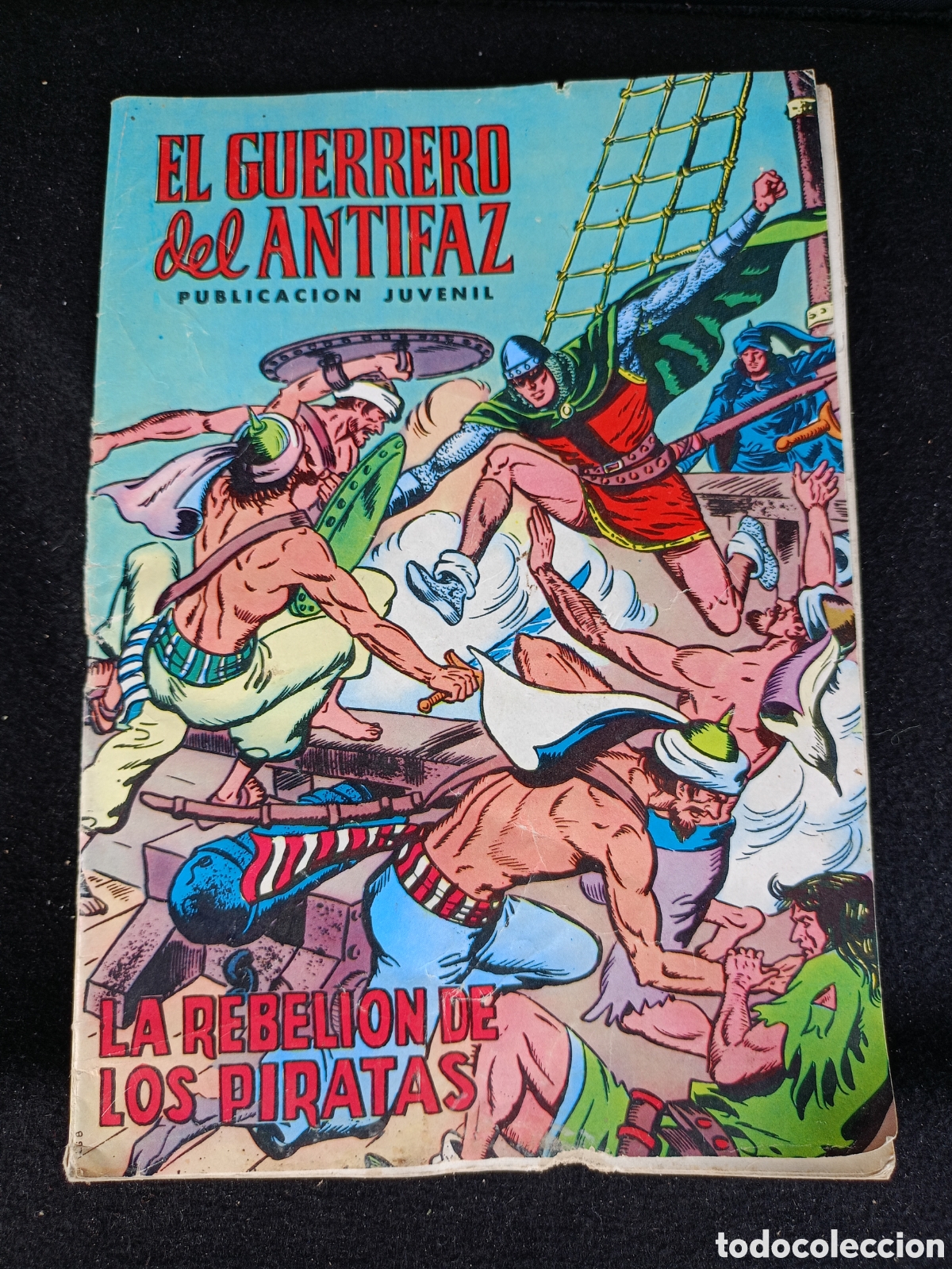 Tebeos: EL GUERRERO DEL ANTIFAZ - N&ordm; 49 - LA REBELION DE LOS PIRATAS - 1973 - EDT VALENCIANA