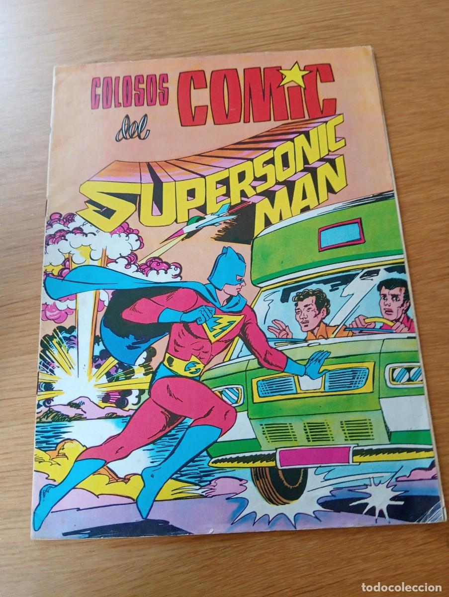 Livros de Banda Desenhada: SUPERSONIC MAN N.&ordm; 2 (DE 8). COLOSOS DEL C&Oacute;MIC. GRAPA. VALENCIANA. 1979.