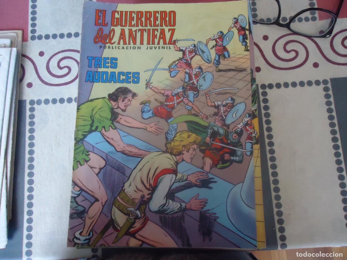 Tebeos: EL GUERRERO DEL ANTIFAZ N&ordm; 108, tres audaces