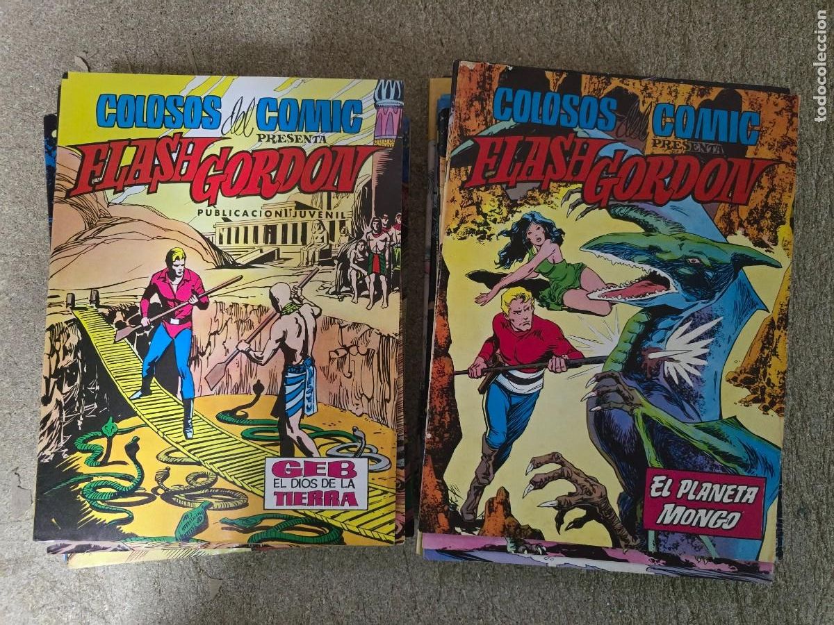 Tebeos: Colosos del Comic.Flash Gordon lote 37 Tebeos.Valenciana .solo falta el num.17