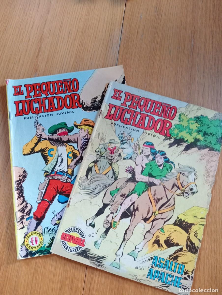 Tebeos: LOTE CON 2 EJEMPLARES DE EL PEQUE&Ntilde;O LUCHADOR (DE 87). SEL. AVENTURERA. GRAPA. VALENCIANA. 1977 &ndash; 78.