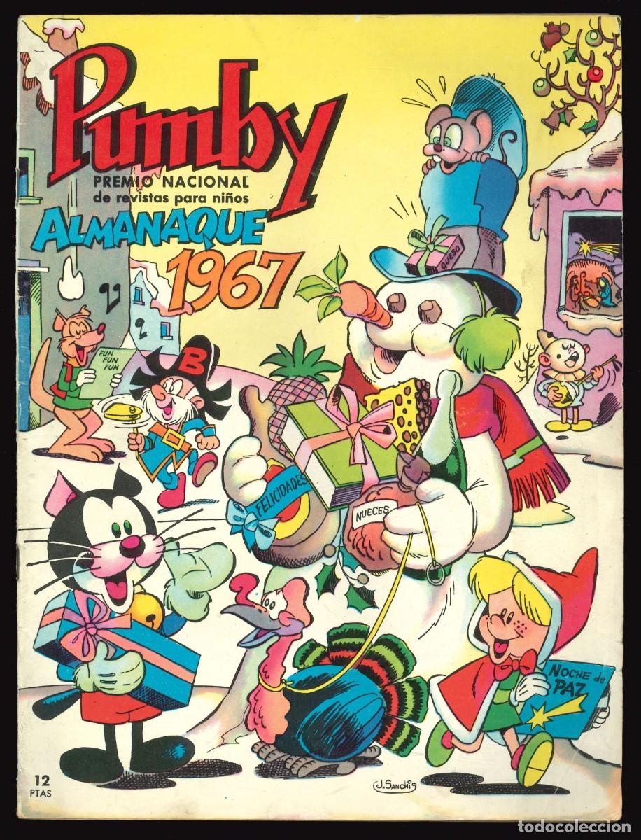 Tebeos: PUMBY - VALENCIANA / ALMANAQUE 1967
