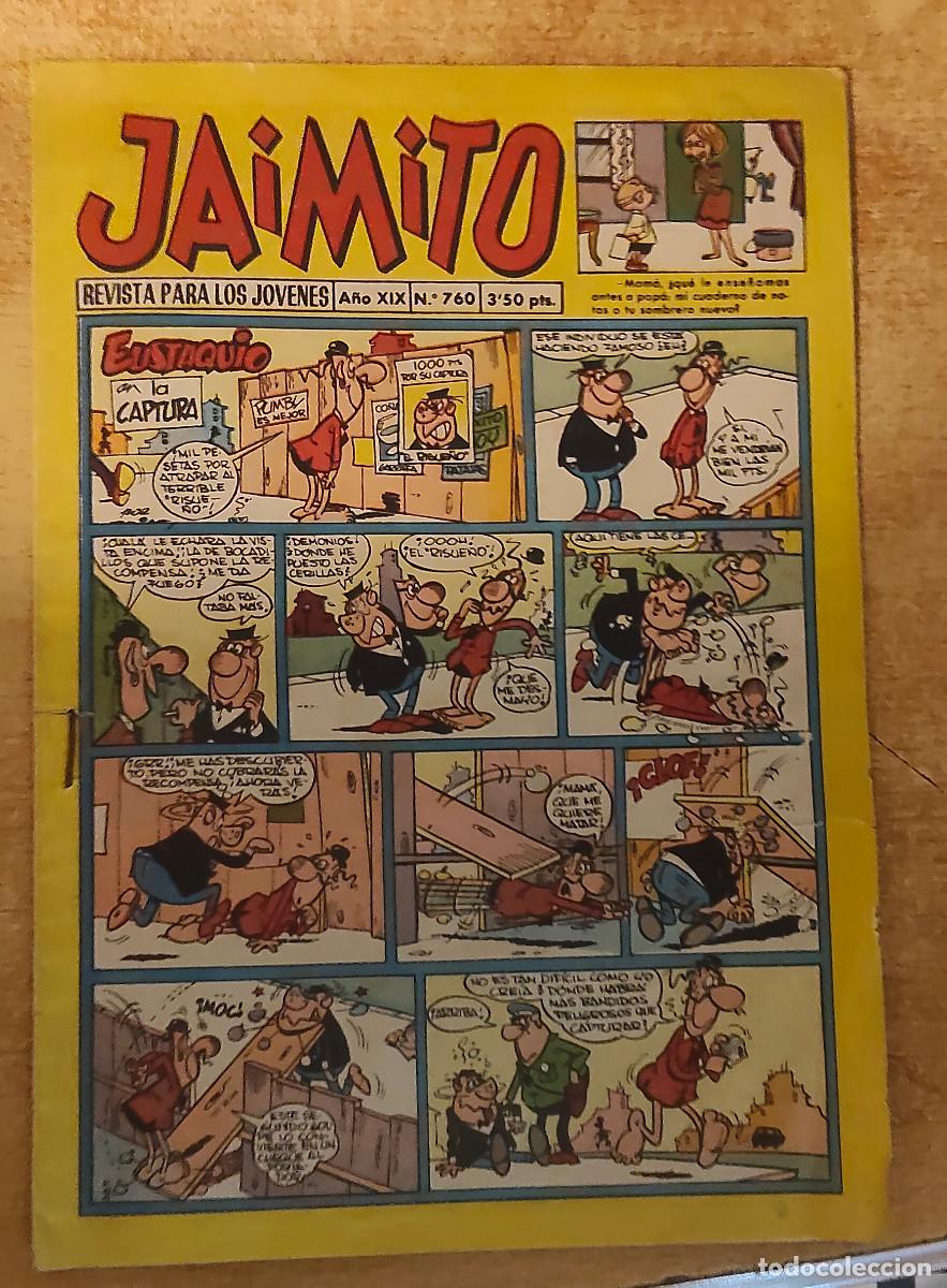 Tebeos: comic TEBEO JAIMITO N&ordm; 760 EUSTAQUIO EN la captura - ED. VALENCIANA 1964