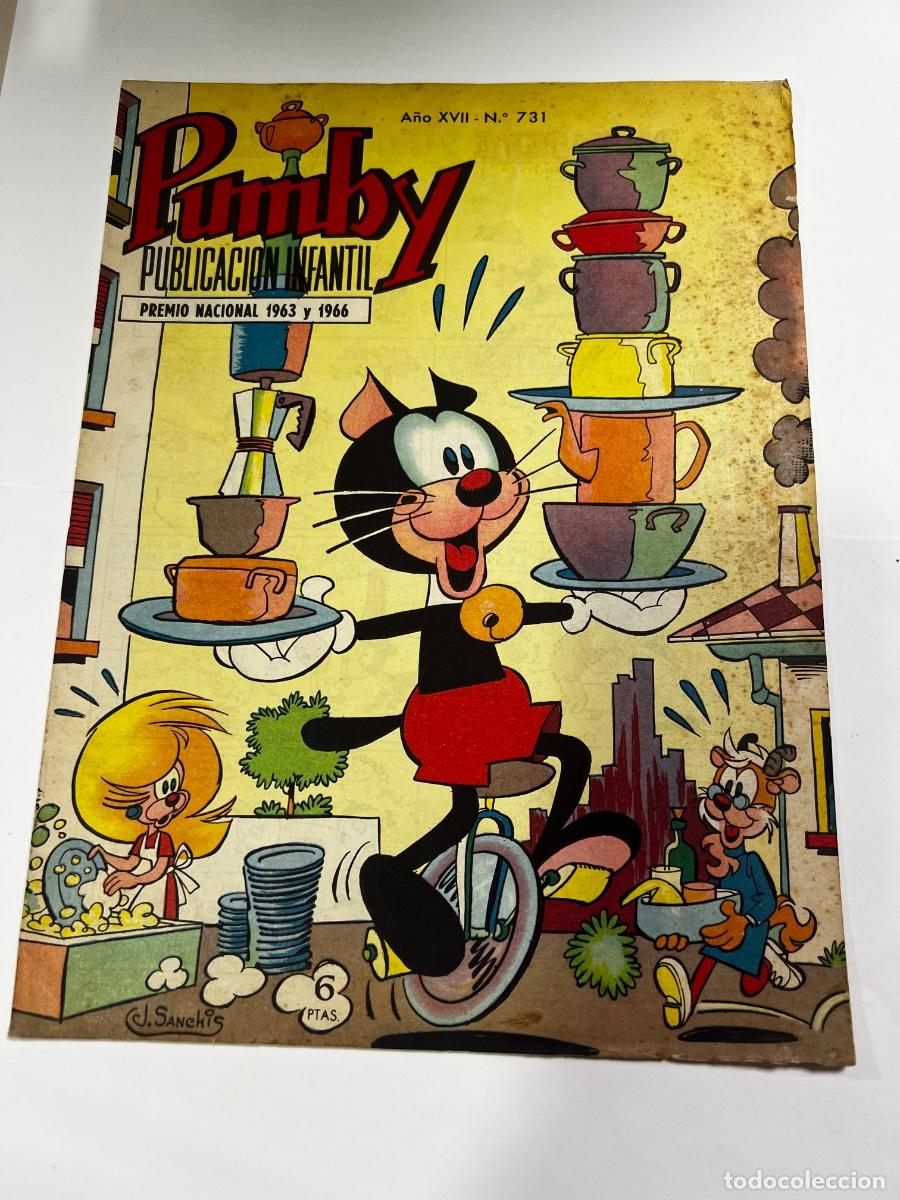 Tebeos: PUMBY. A&Ntilde;O XVII- N&deg; 731. PUBLICACI&Oacute;N INFANTIL. J. SANCH&Iacute;S. EDITORA VALENCIANA.