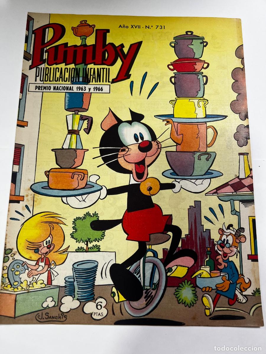 Tebeos: PUMBY. A&Ntilde;O XVII- N&deg; 731. PUBLICACI&Oacute;N INFANTIL. J. SANCH&Iacute;S. EDITORA VALENCIANA.