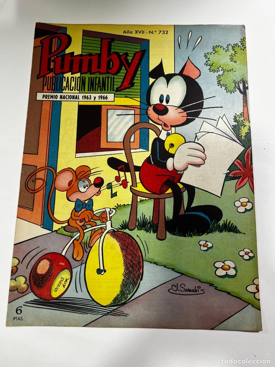 Tebeos: PUMBY. A&Ntilde;O XVII- N&deg; 732.PUBLICACI&Oacute;N INFANTIL. J. SANCH&Iacute;S. EDITORA VALENCIANA.