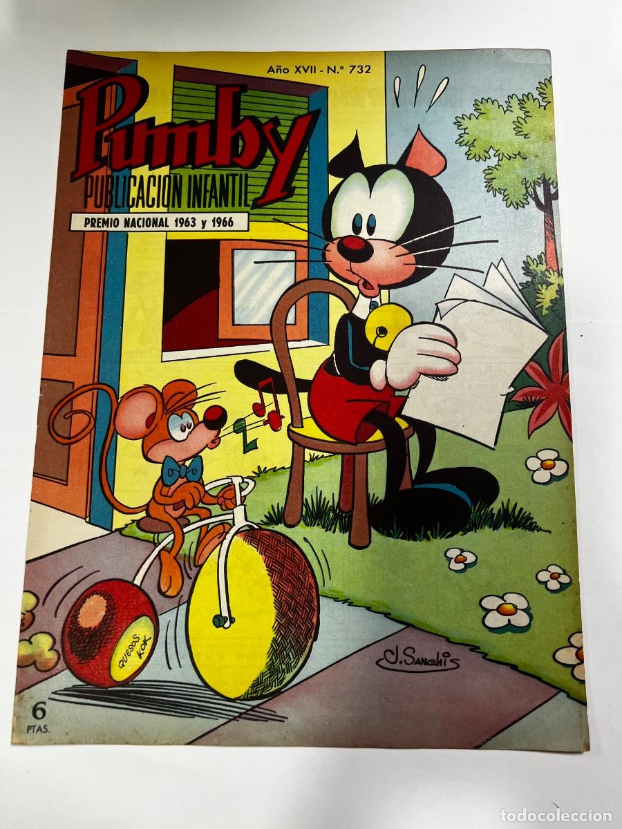 Tebeos: PUMBY. A&Ntilde;O XVII- N&deg; 732.PUBLICACI&Oacute;N INFANTIL. J. SANCH&Iacute;S. EDITORA VALENCIANA.