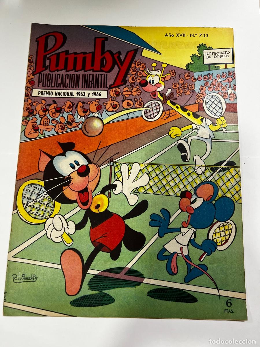 Tebeos: PUMBY. A&Ntilde;O XVII- N&deg; 733. PUBLICACI&Oacute;N INFANTIL. J. SANCH&Iacute;S. EDITORA VALENCIANA.