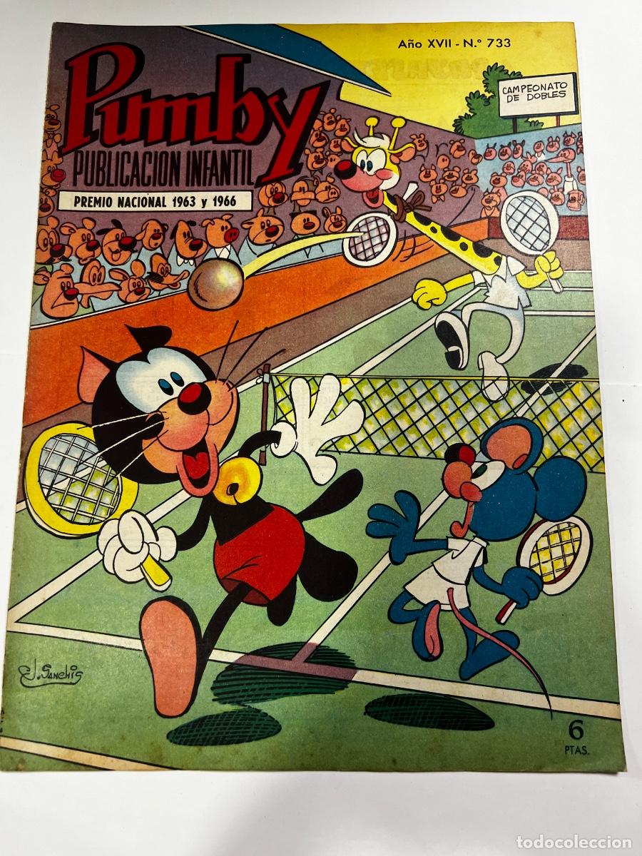 Tebeos: PUMBY. A&Ntilde;O XVII- N&deg; 733. PUBLICACI&Oacute;N INFANTIL. J. SANCH&Iacute;S. EDITORA VALENCIANA.