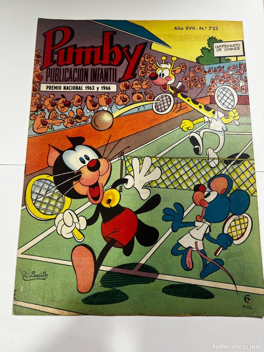 Tebeos: PUMBY. A&Ntilde;O XVII- N&deg; 733. PUBLICACI&Oacute;N INFANTIL. J. SANCH&Iacute;S. EDITORA VALENCIANA.