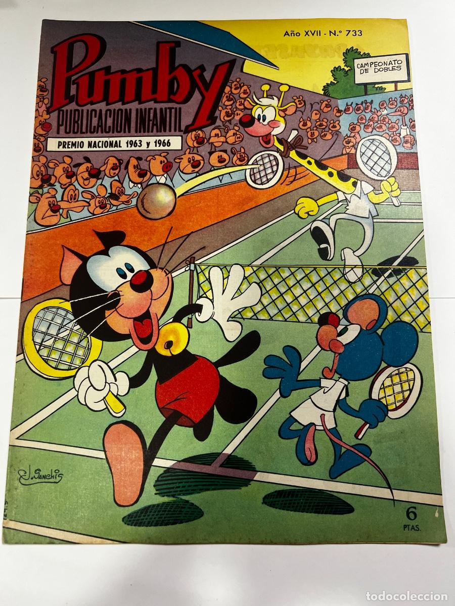 Tebeos: PUMBY. A&Ntilde;O XVII- N&deg; 733. PUBLICACI&Oacute;N INFANTIL. J. SANCH&Iacute;S. EDITORA VALENCIANA.