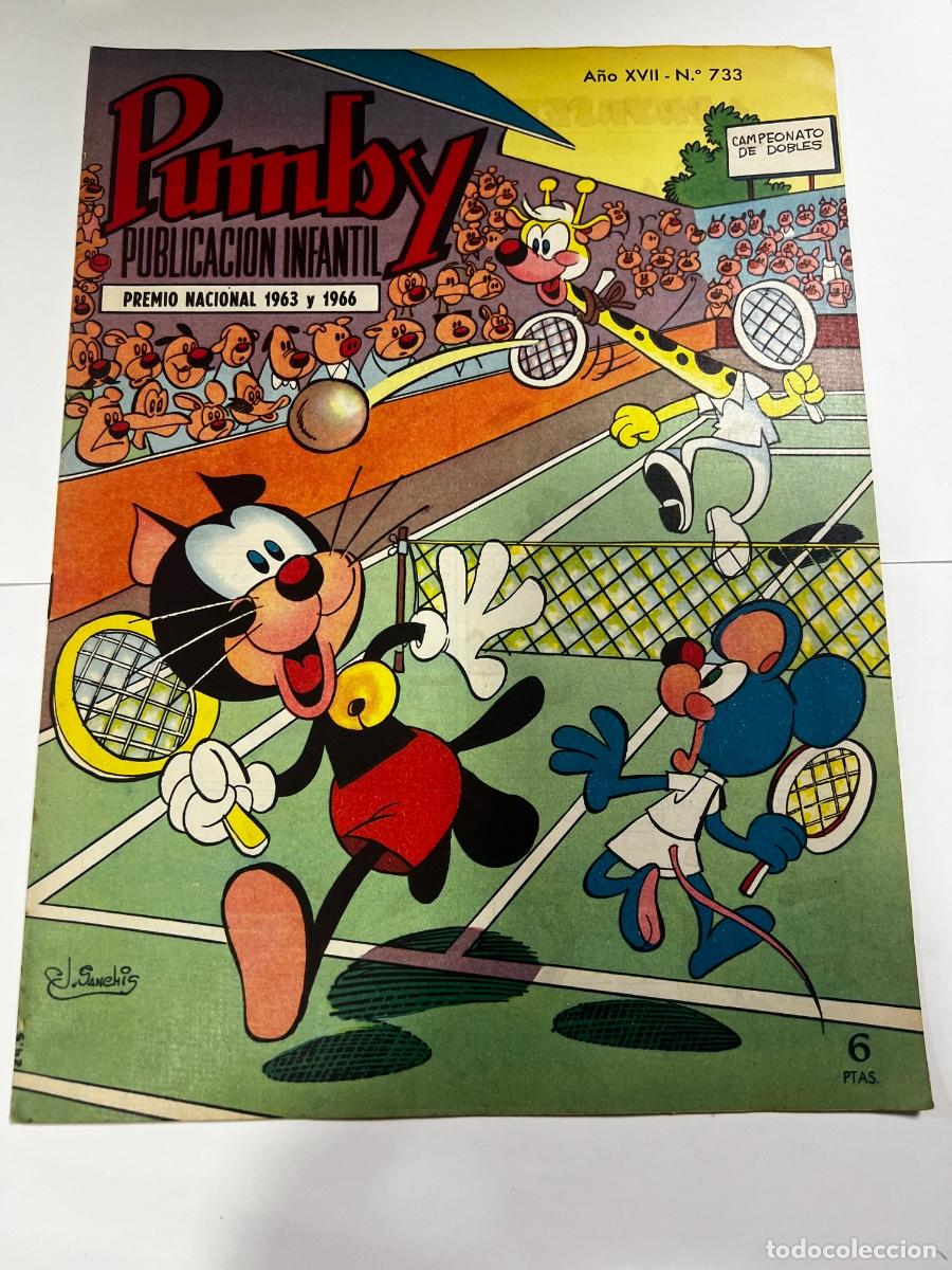 Tebeos: PUMBY. A&Ntilde;O XVII- N&deg; 733. PUBLICACI&Oacute;N INFANTIL. J. SANCH&Iacute;S. EDITORA VALENCIANA.