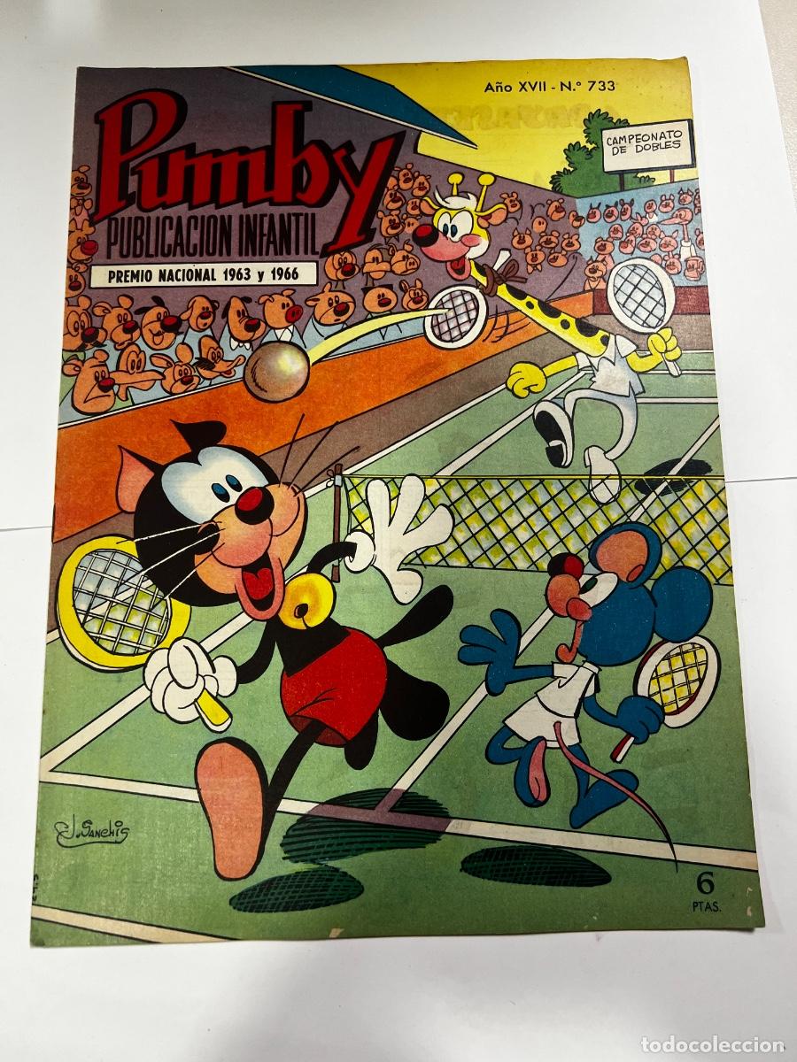 Tebeos: PUMBY. A&Ntilde;O XVII- N&deg; 733. PUBLICACI&Oacute;N INFANTIL. J. SANCH&Iacute;S. EDITORA VALENCIANA.