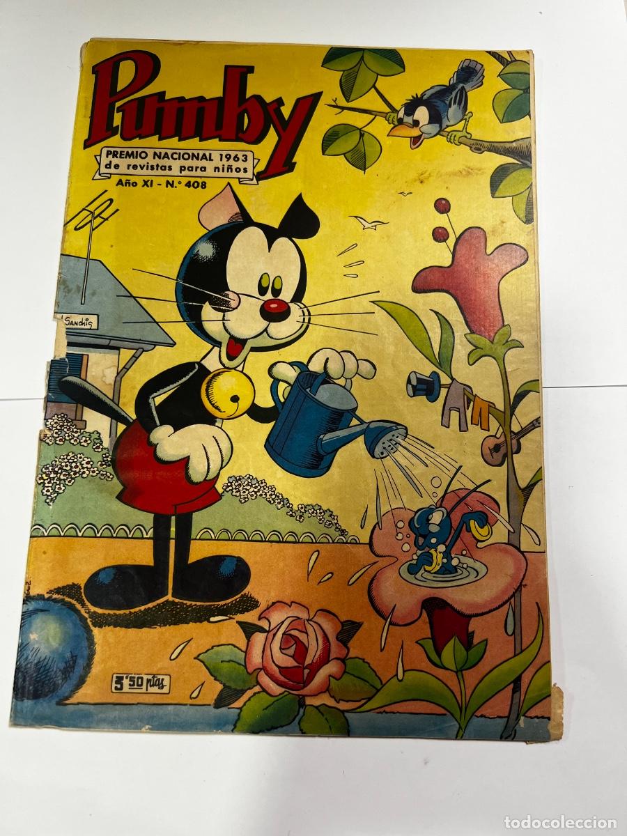 Tebeos: PUMBY. A&Ntilde;O XI. N&deg; 408. PUBLICACI&Oacute;N INFANTIL. J. SANCH&Iacute;S. EDITORA VALENCIANA.