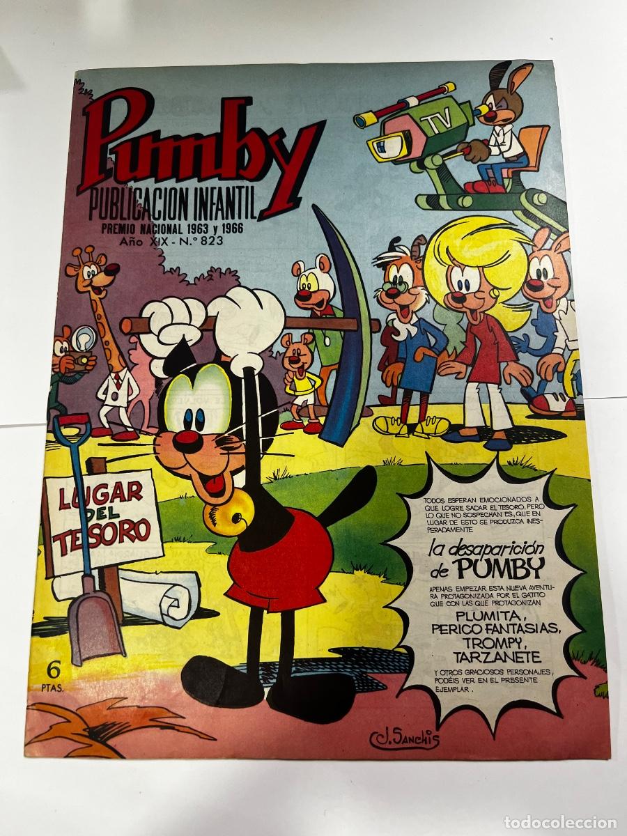 Tebeos: PUMBY. A&Ntilde;O XIX. N&deg; 823. PUBLICACI&Oacute;N INFANTIL. J. SANCH&Iacute;S. EDITORA VALENCIANA.