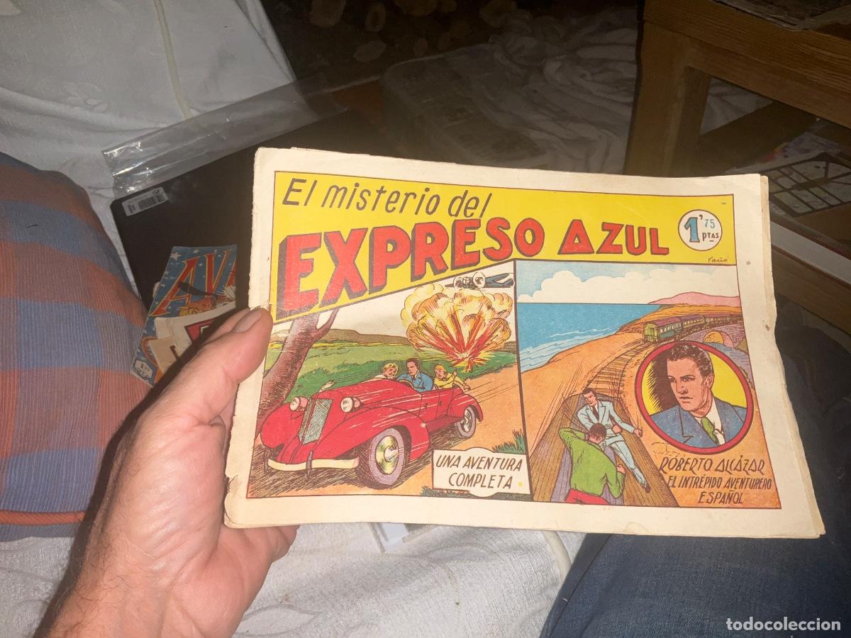 Tebeos: ORIGINAL ROBERTO ALCAZAR Y PEDRIN EL 3 TRES EL MISTERIO DEL EXPRESO AZUL 1.25 pts EDICION DE EPOCA