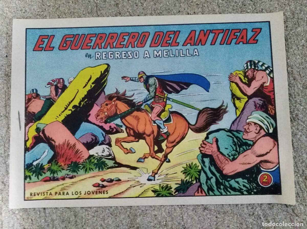 Tebeos: El Guerrero del Antifaz 608.Regreso a Melilla.Valenciana