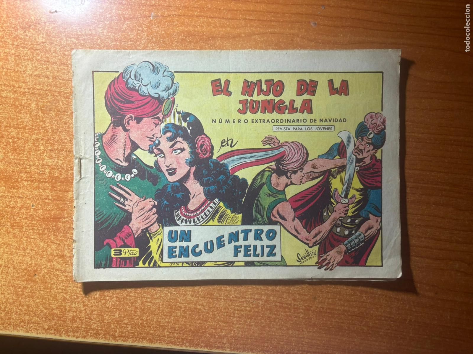 Tebeos: EL HIJO DE LA JUNGLA N&ordm; 75 EXTRAORDINARIO DE NAVIDAD EDITORIAL VALENCIANA ORIGINAL