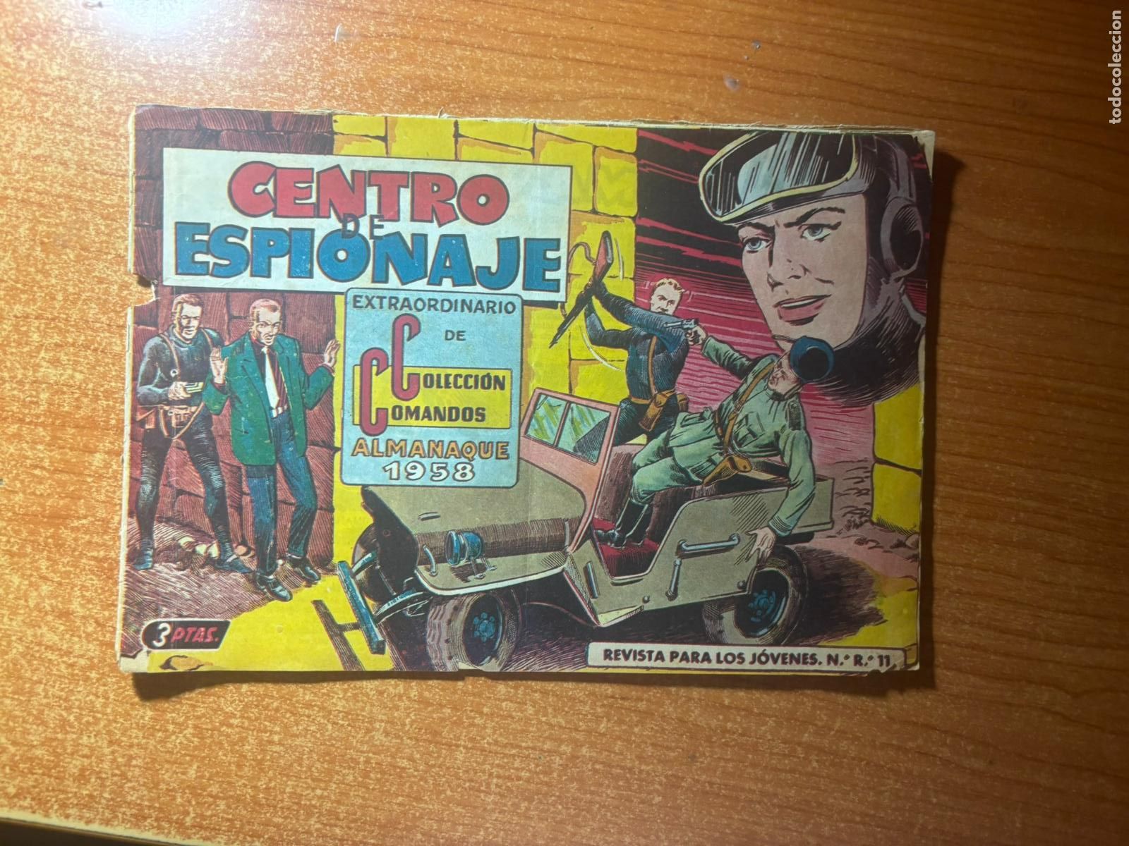 Tebeos: COLECCION COMANDOS N&ordm; 21 ALMANAQUE 1958 EDITORIAL VALENCIANA ORIGINAL