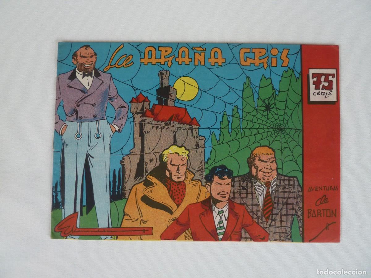 Tebeos: AVENTURAS DE BARTON N&ordm; 1 LA ARA&Ntilde;A GRIS, VALENCIANA 1944, ORIGINAL, NUEVO