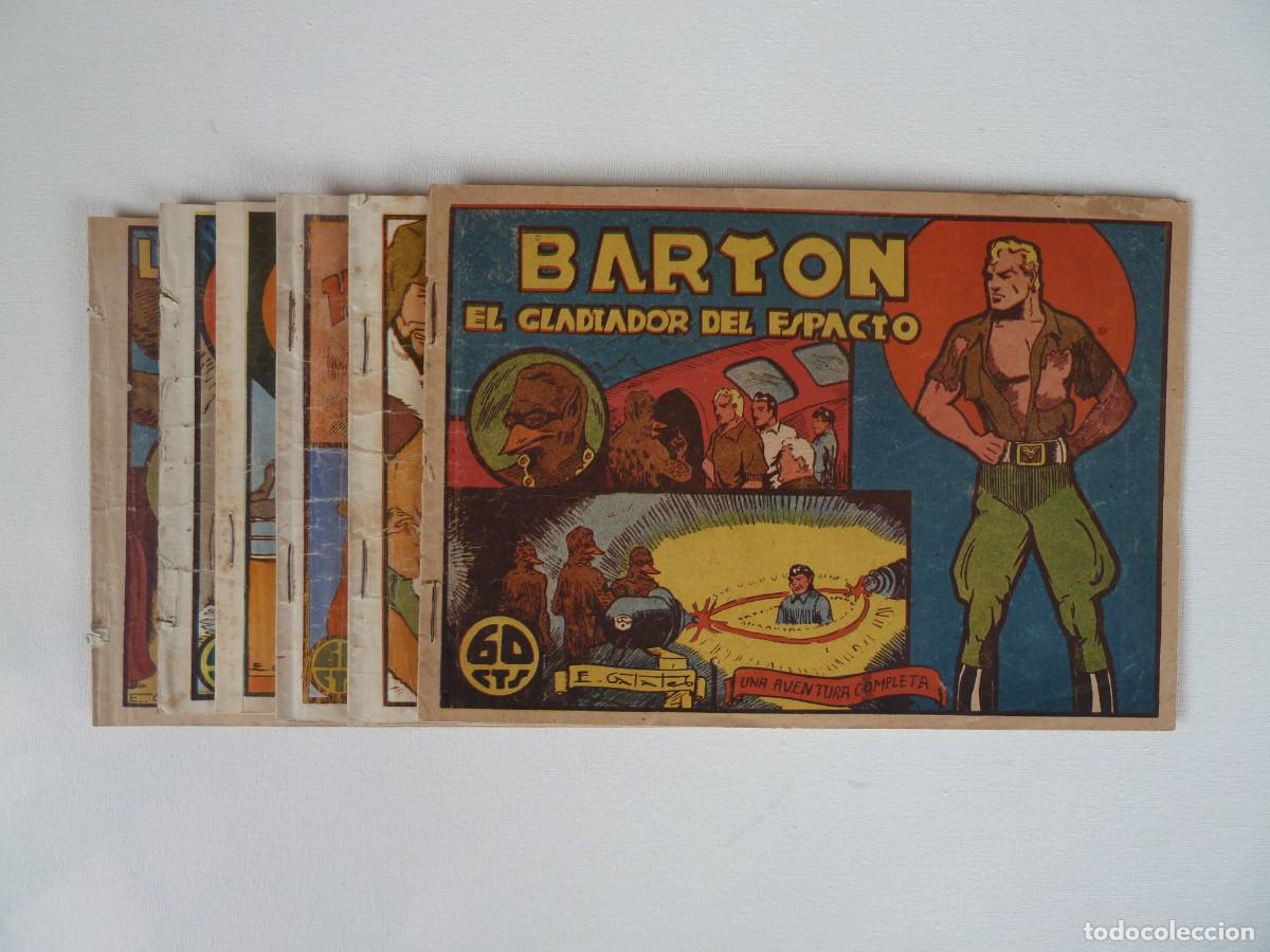 Tebeos: BARTON EL GLADIADOR DEL ESPACIO Y FREDIN, SELECCION AVENTURERA, COL. COMPLETA, ORIGINAL VALENCIANA