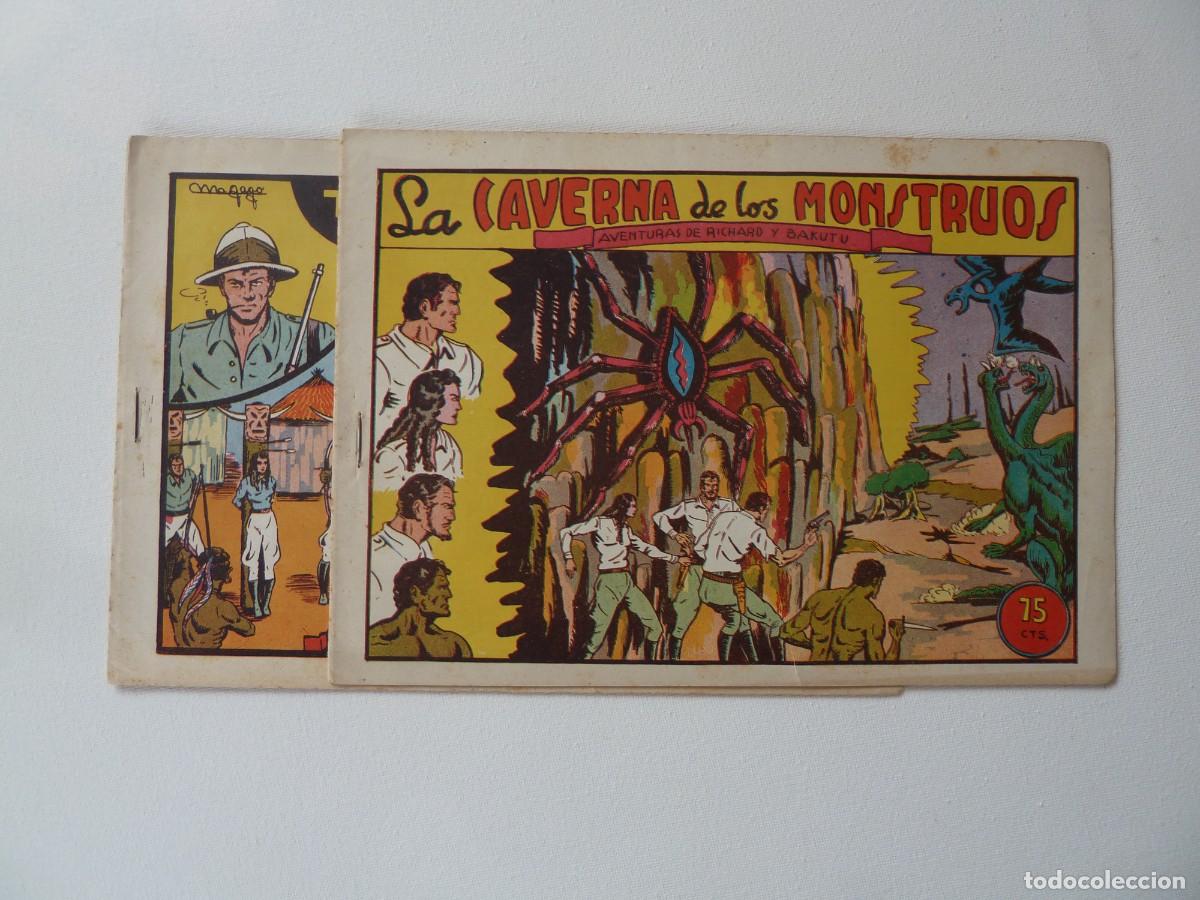 Tebeos: RICHARD Y BAKUTU,SELECCION AVENTURERA,COL.COMPLETA,VALENCIANA ORIGINAL