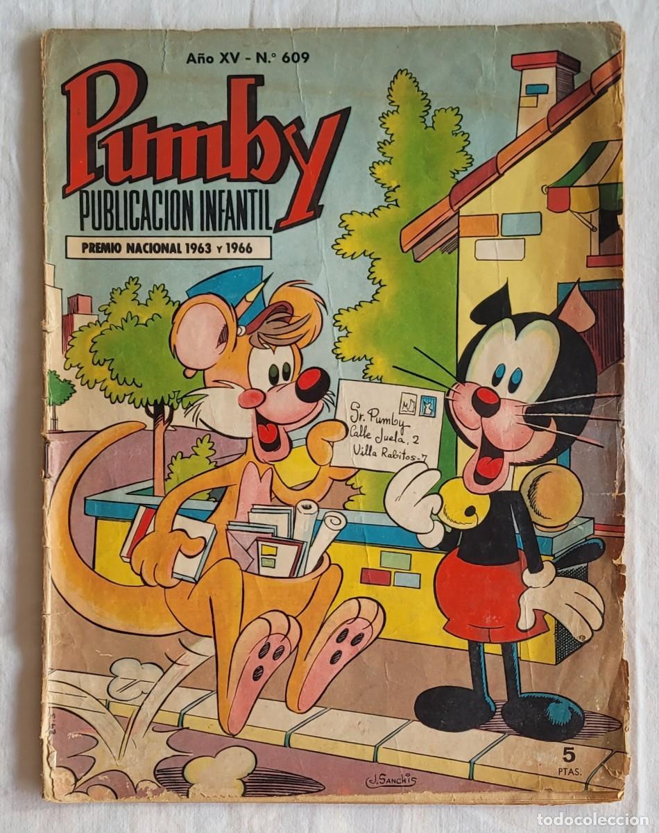 Tebeos: Tebeo Pumby. A&ntilde;o XV - n&ordm; 609. Editorial Valenciana. Precio facial 5 pesetas. &iexcl;Buen estado!