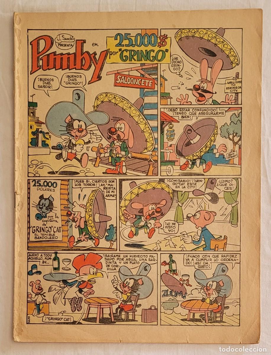 Tebeos: PUMBY - n&ordm; 437 (1966) - EDITORIAL VALENCIANA (Falta Portada - Ideal Lectura / Curiosidad Pitufo)