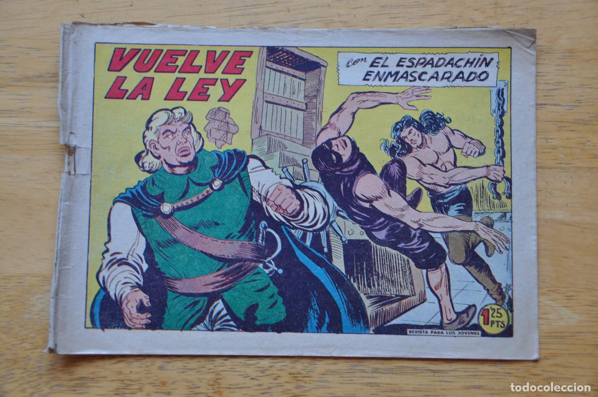 Tebeos: COMIC - EL ESPADACH&Iacute;N ENMASCARADO N&ordm;235 - VUELVE LA LEY - EDITORIAL VALENCIANA
