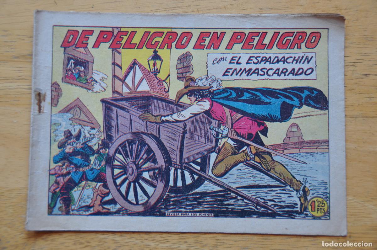 Tebeos: COMIC - EL ESPADACH&Iacute;N ENMASCARADO N&ordm;234 - DE PELIGRO EN PELIGRO - EDITORIAL VALENCIANA