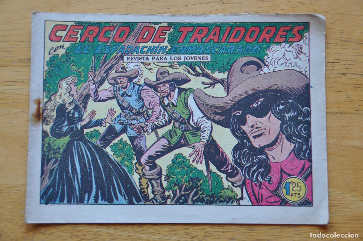 Tebeos: COMIC - EL ESPADACH&Iacute;N ENMASCARADO N&ordm;223 - CERCO DE TRAIDORES - EDITORIAL VALENCIANA