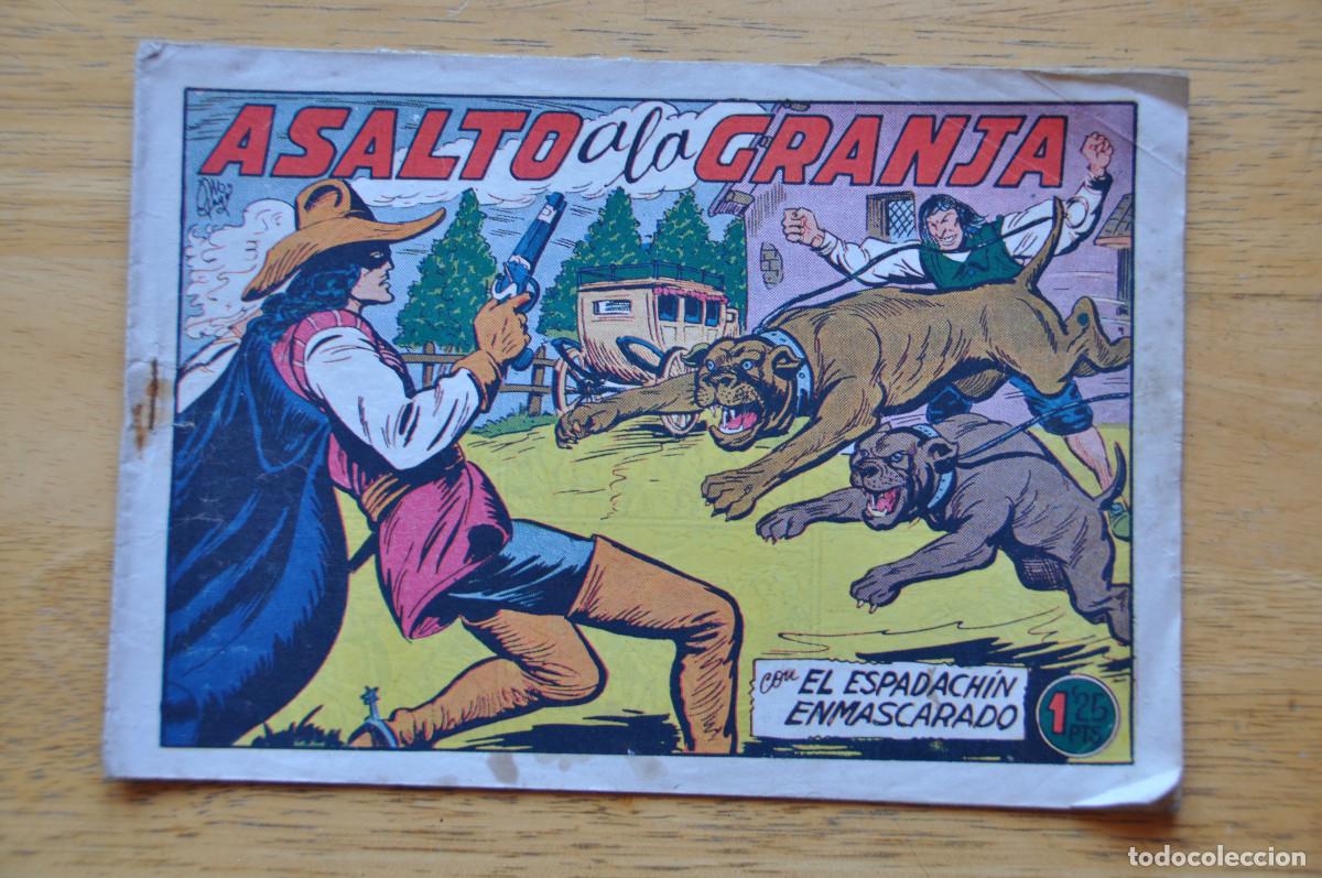 Tebeos: COMIC - EL ESPADACH&Iacute;N ENMASCARADO N&ordm;140 - ASALTO A LA GRANJA - EDITORIAL VALENCIANA