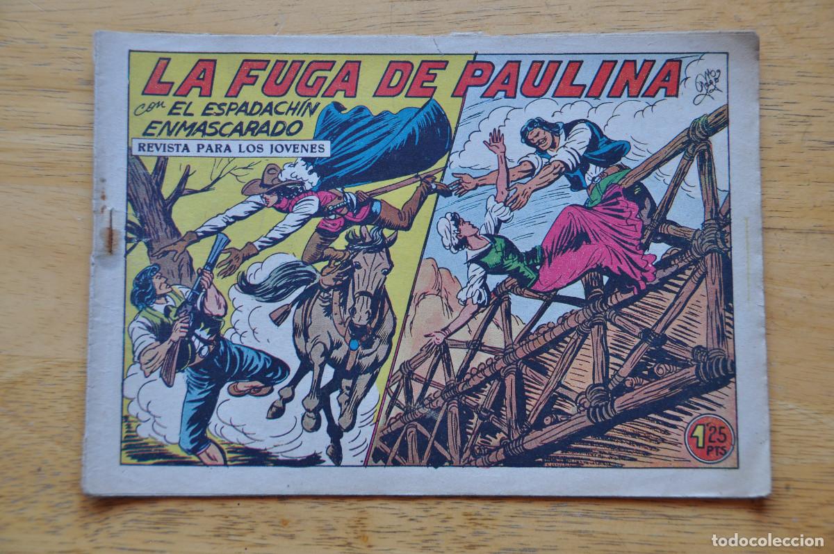 Tebeos: COMIC - EL ESPADACH&Iacute;N ENMASCARADO N&ordm;225 - LA FUGA DE PAULINA - EDITORIAL VALENCIANA
