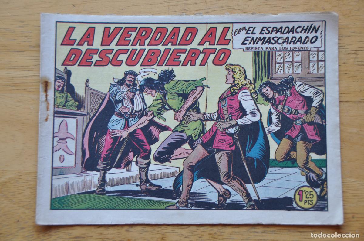 Tebeos: COMIC - EL ESPADACH&Iacute;N ENMASCARADO N&ordm;224 - LA VERDAD AL DESCUBIERTO - EDITORIAL VALENCIANA