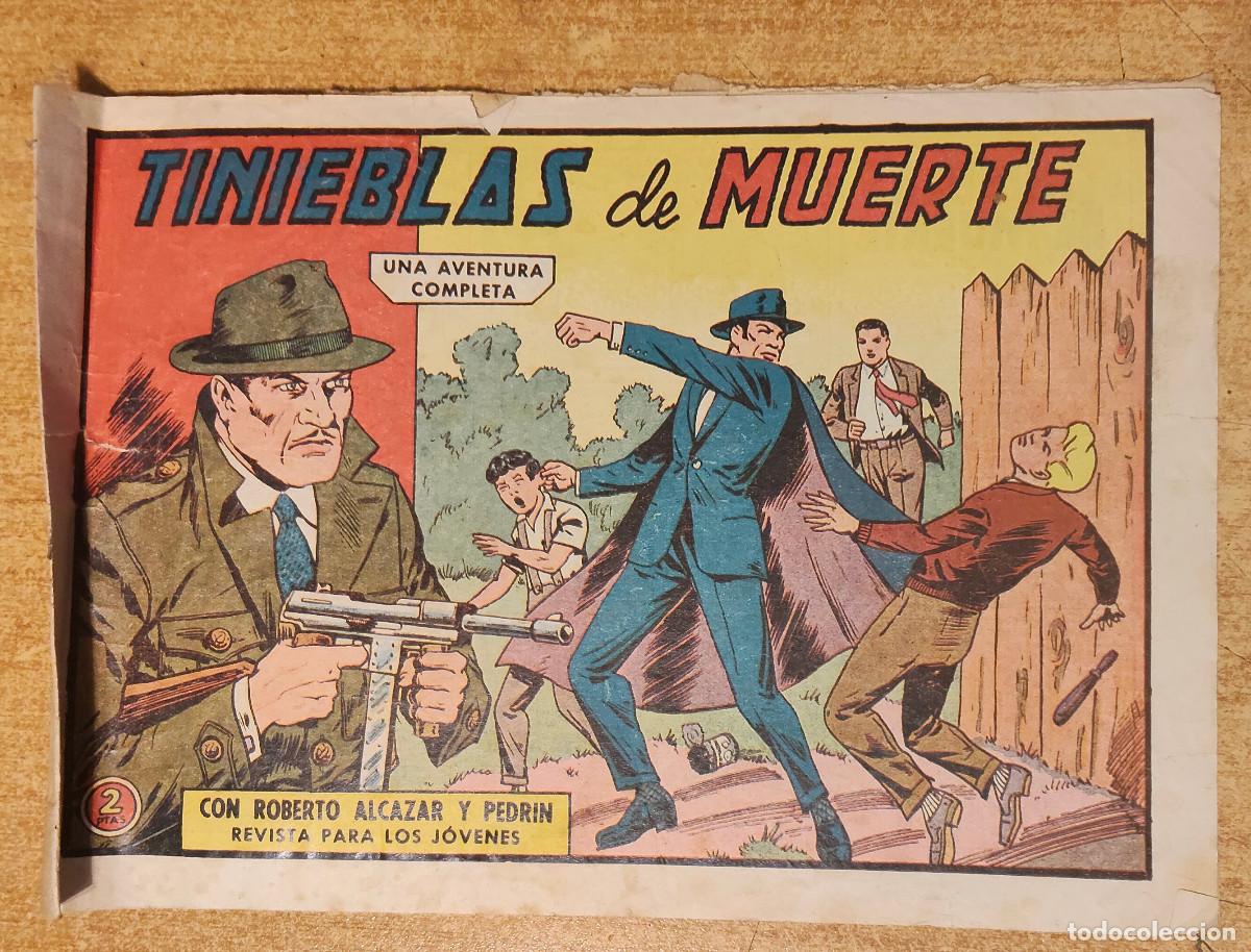Tebeos: tebeo Roberto Alc&aacute;zar y Pedr&iacute;n - n&ordm; 538, titulado &rdquo;Tinieblas de muerte&rdquo; - Ed Valenciana - a&ntilde;o 1963