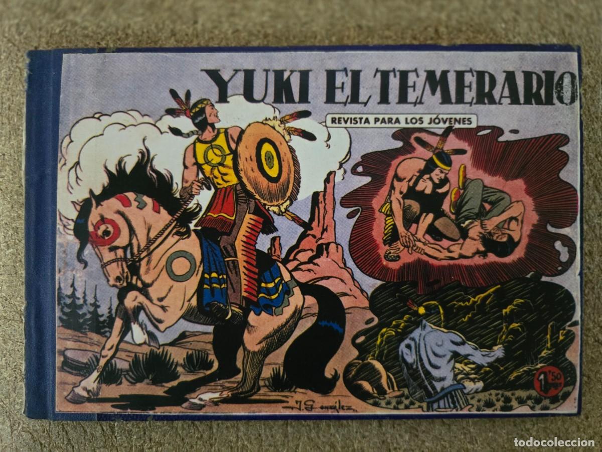 Tebeos: Yuki el Temerario.Encuadernado un Tomo.Tebeos 1 al 20.Original de Epoca.Valenciana