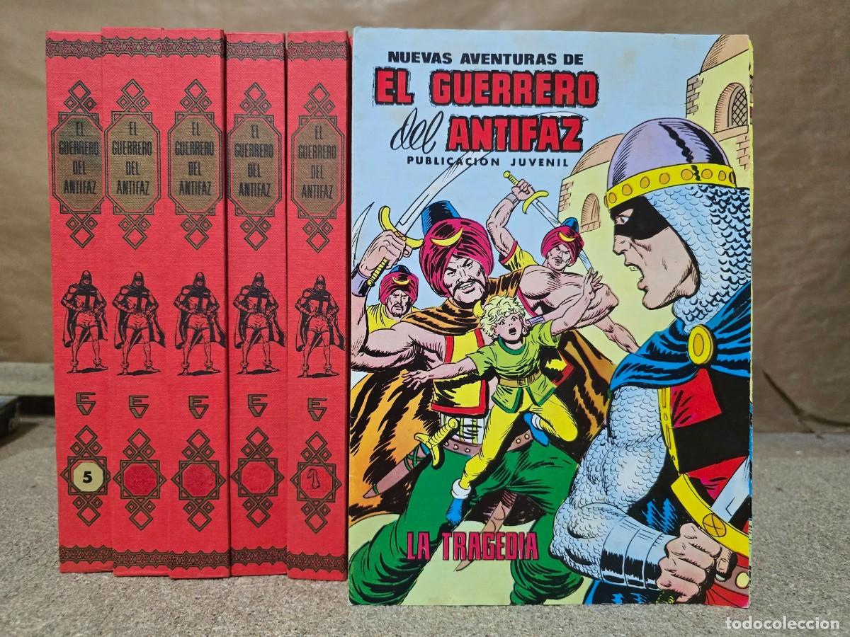 Tebeos: Nuevas Aventuras del Guerrero del Antifaz.Completa 5 Tomos + 10 Tebeos.Valenciana
