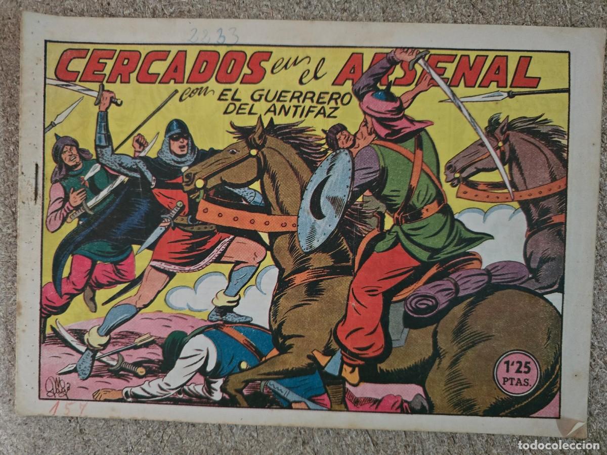 Tebeos: El Guerrero del Antifaz 157.Cercados en el Arsenal.Valenciana