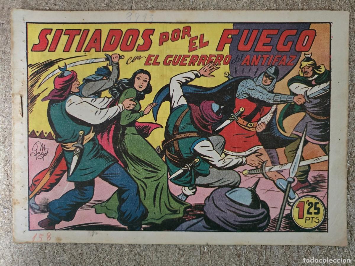 Tebeos: El Guerrero del Antifaz 158.Sitiados por el Fuego.Valenciana