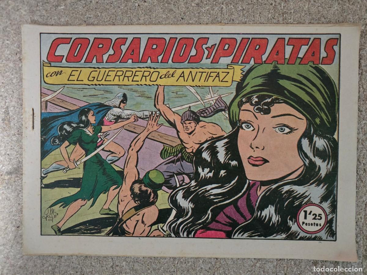 Tebeos: El Guerrero del Antifaz 134.Corsarios y Piratas.Valenciana
