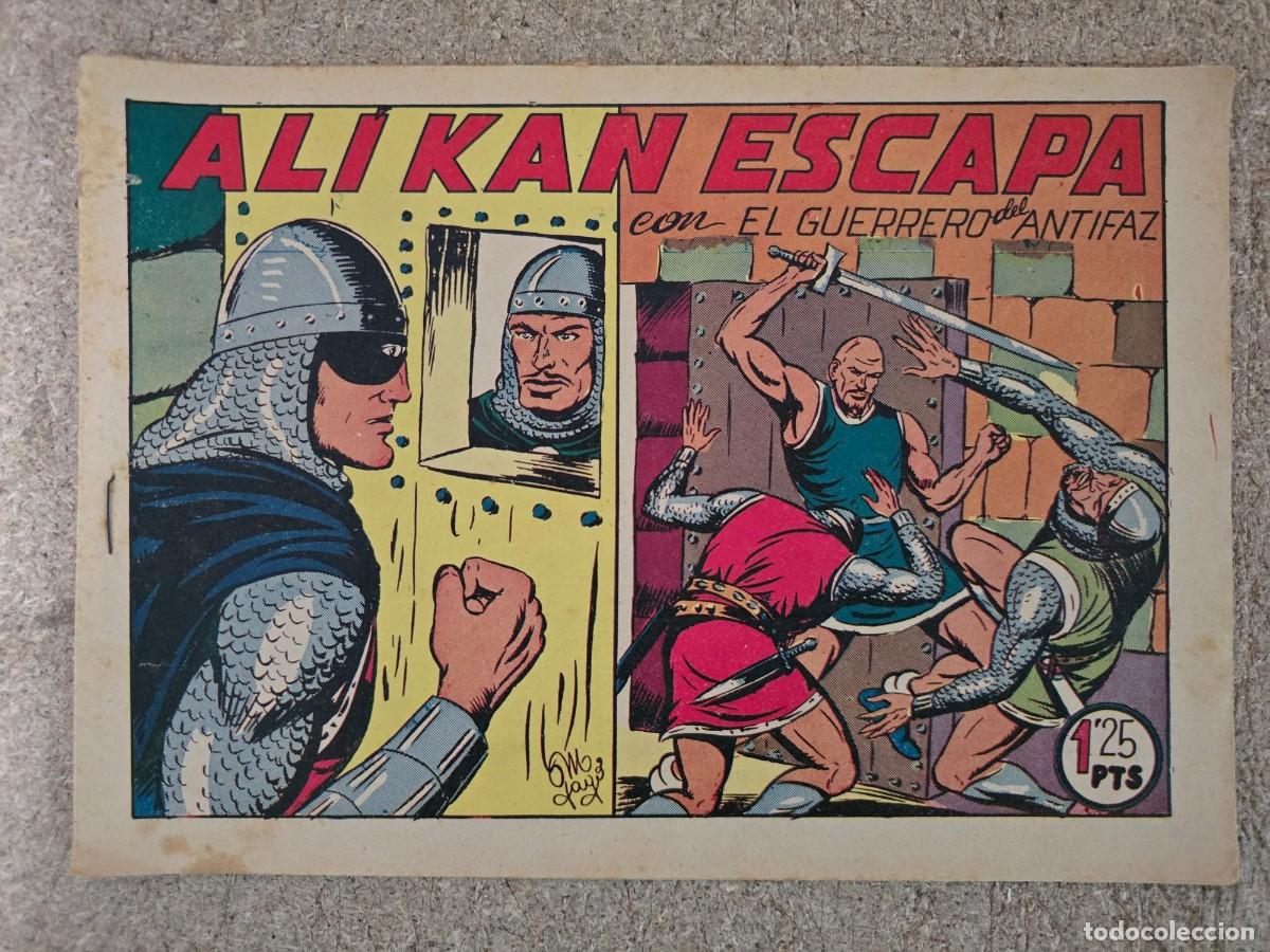 Tebeos: El Guerrero del Antifaz 128.Ali Kan Escapa.Valenciana