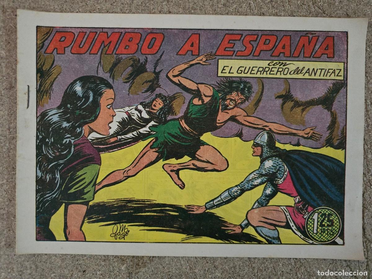 Tebeos: El Guerrero del Antifaz 124.Rumbo a Espa&ntilde;a.Valenciana